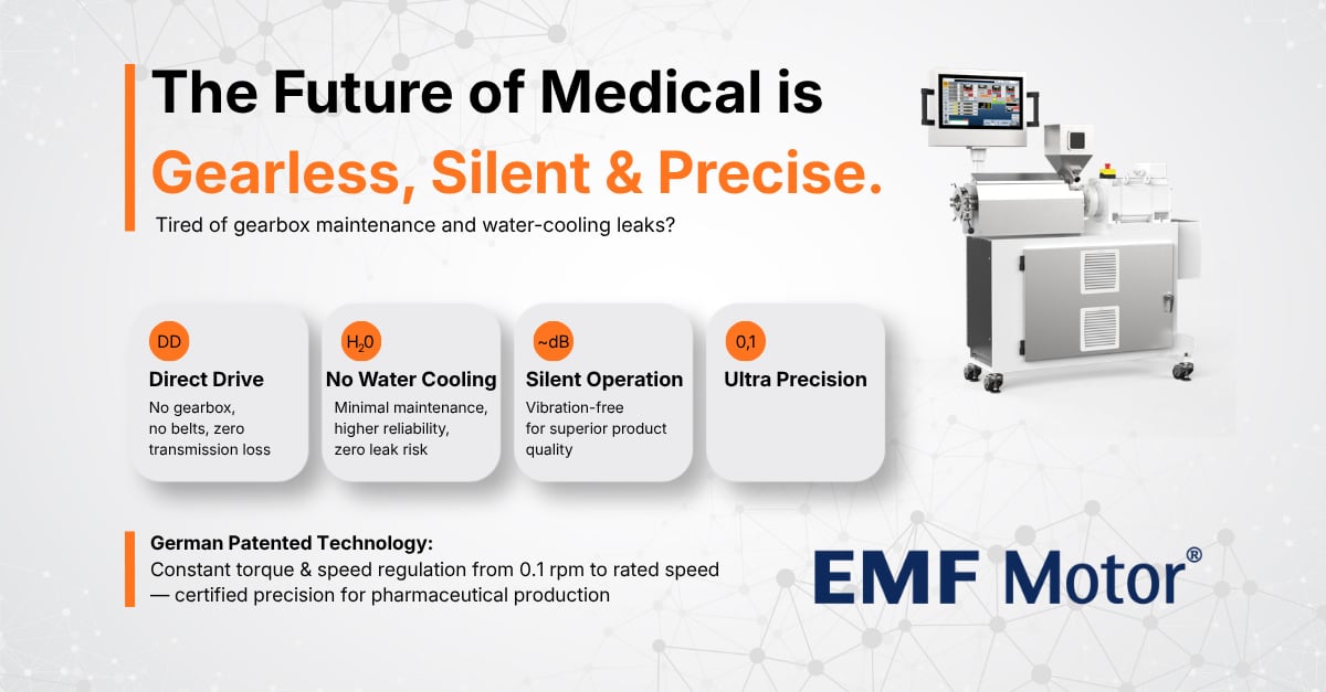 The Future of Medical is Gearless, Silent, and Precise