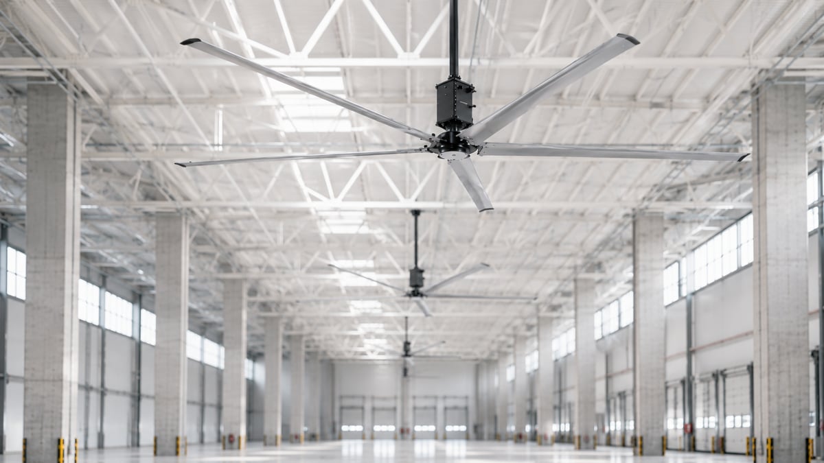Direct Drive HVLS Fans: Lower Energy, No Gearbox to Maintain