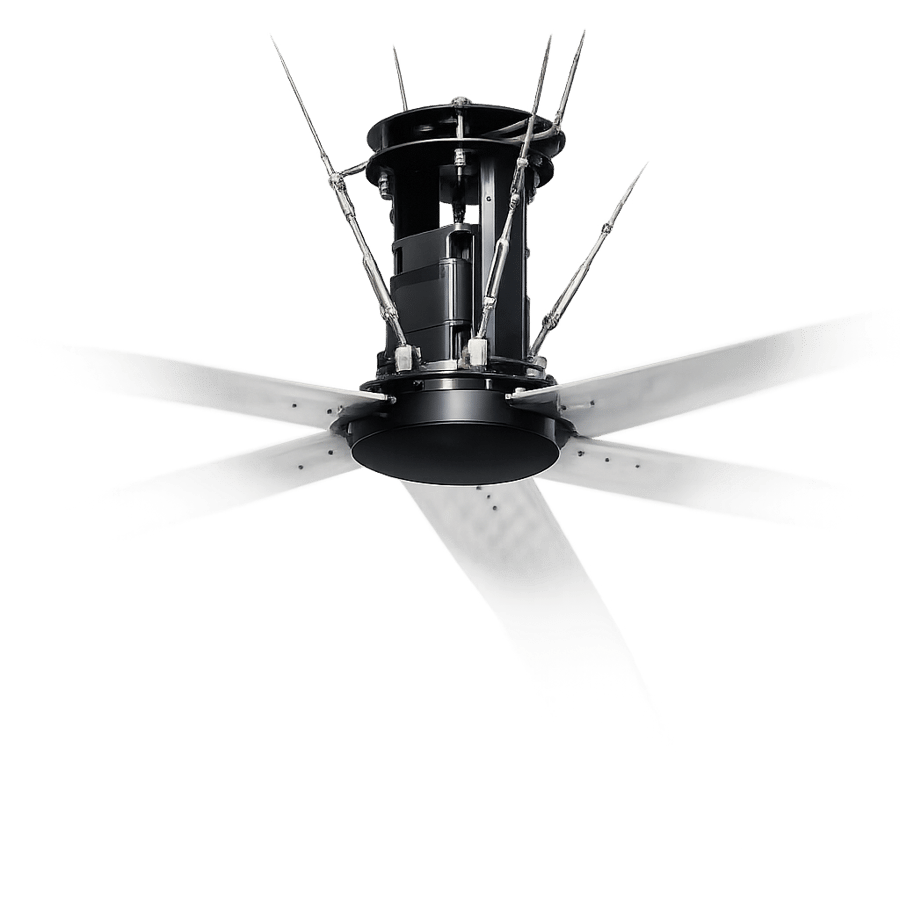 EMF Motor Permanentmagnet-HVLS-Ventilatormotor mit Direktantrieb
