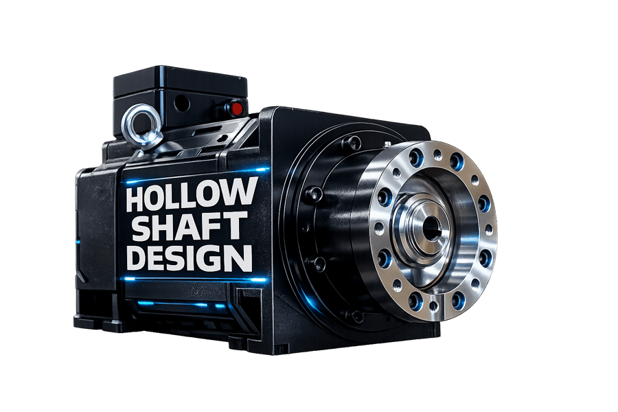 EMF Extruder Motor Hollow Shaft Design