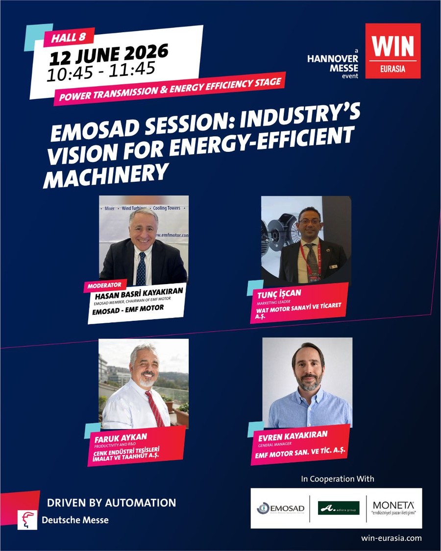 EMOSAD Panel at WIN EURASIA 2026 — Industry's Vision for Energy-Efficient Machinery