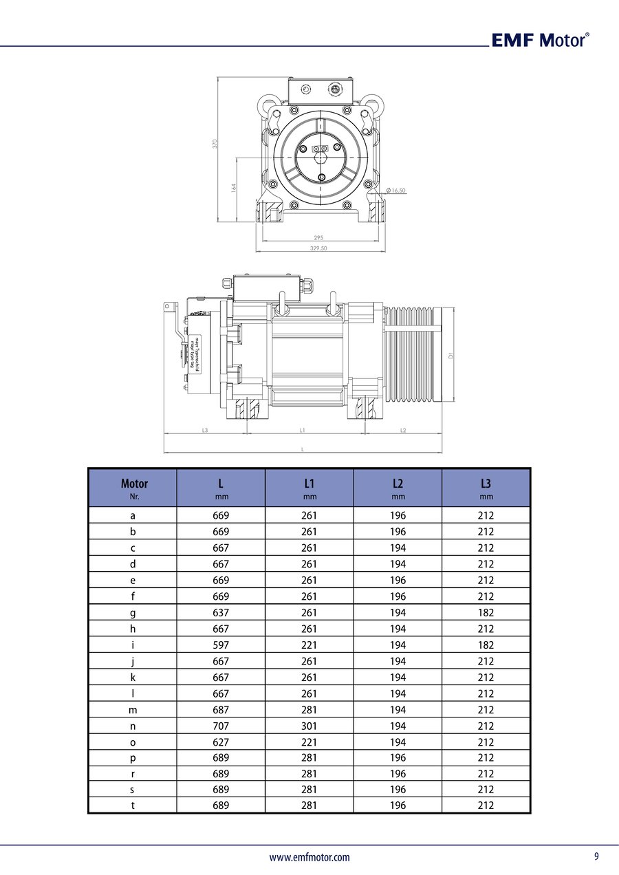 SQML 132 Technical Drawing