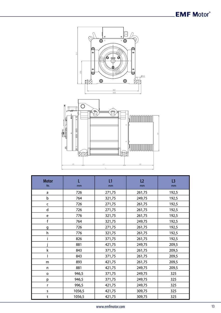 SQML 200 Technical Drawing